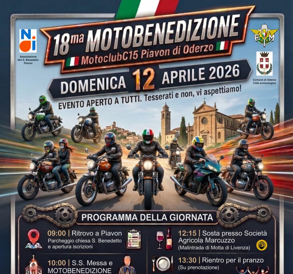 18° Motobenedizione Motoclubc15 Piavon di Oderzo