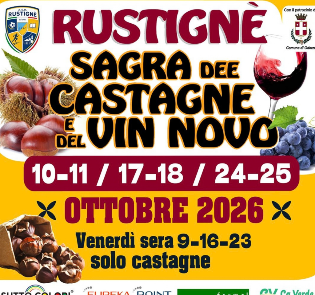 Sagra dee castagne e del vin novo a Rustighè